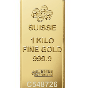 1 kilogram bar of fine gold