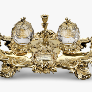 Silver-Gilt Inkwell Presented by Queen Victoria to Sir John Kirkland