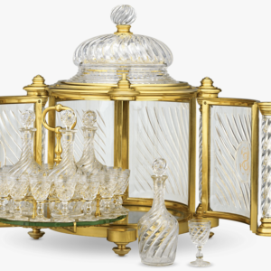 Alternative view of Baccarat Ormolu and Cut Glass Liqueur Casket